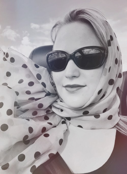 scarf in a convertible