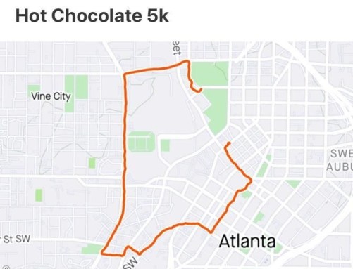 strava map hot chocolate race